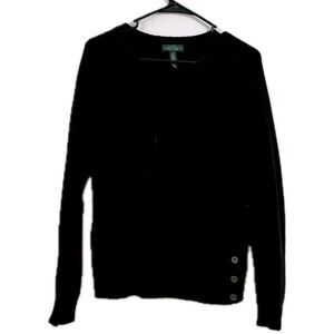 Ralph Lauren Black Crewneck Sweater